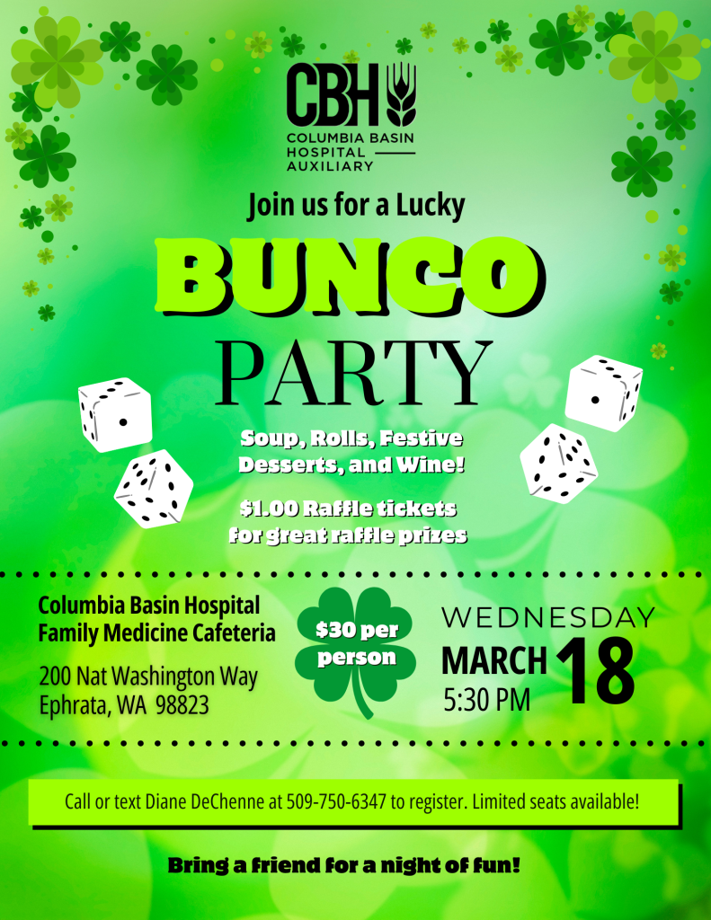 March 2026 Bunco Flyer